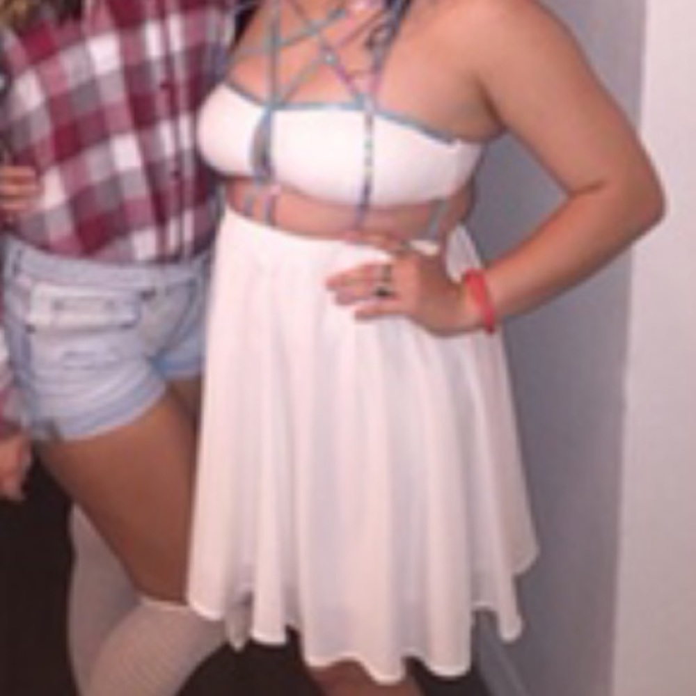 Tobi Strappy Cutout Dress